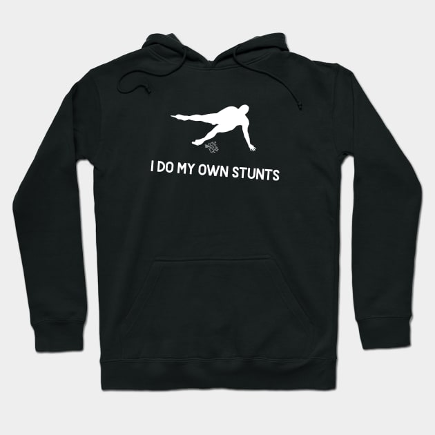 I Do My Own Stunts Speed Skating Funny Speed Skater Hoodie by teebest